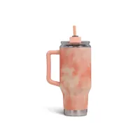 VASO TERMICO IGLOO 950ML ICE DYE NARANJA  C/PAJITA 71312
