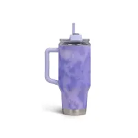 VASO TERMICO IGLOO 950ML ICE DYE LILA  C/PAJITA 71310