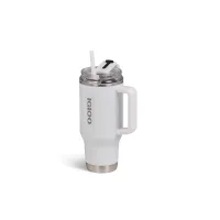 VASO TERMICO IGLOO 950ML  BLANCO C/PAJITA 71221