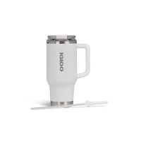 VASO TERMICO IGLOO 950ML  BLANCO C/PAJITA 71221