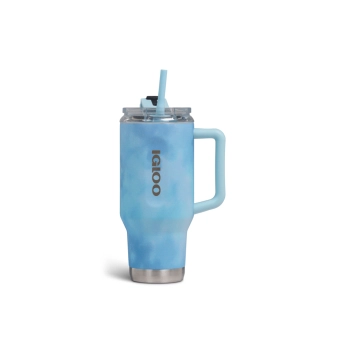 VASO TERMICO IGLOO 950ML ICE DYE AZUL  C/PAJITA 71