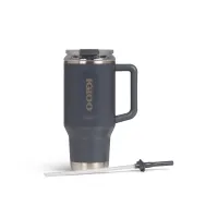 VASO TERMICO IGLOO 950ML  CARBONITE C/PAJITA 71222