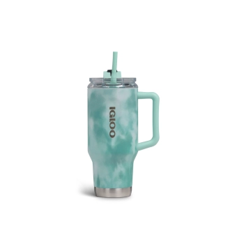 VASO TERMICO IGLOO 950ML ICE DYE VERDE  C/PAJITA 7