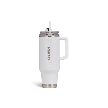 VASO TERMICO IGLOO 1.2 LITROS BLANCO C/PAJITA 7122