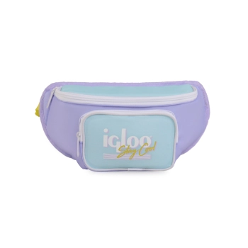 BOLSA TERMICA IGLOO 3 LATAS FUNNY PACK RETRO LILA 