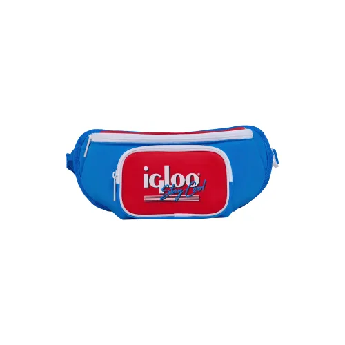 BOLSA TERMICA IGLOO 3 LATAS FUNNY PACK RETRO AZUL 63079