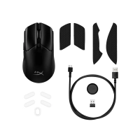 MOUSE GAMER WIRELESS 6N0B0AA HYPERX PULSEFIRE HASTE 2 26000DPI/6 BOT/RGB/NEGRO