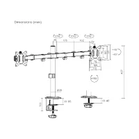 SOPORTE P/2MON FTX FTX66-C024 17