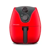 FREIDORA SIN ACEITE MULTILASER CE083USA 4L 1500W 110V ROJO
