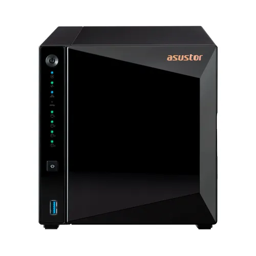 ALMACENAMIENTO NAS ASUSTOR AS3304T V2 QC 1.7/4BAY/2G/2.5GBPS/3USB32/HD35/H25/SS25
