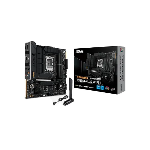 PLACA MADRE ASUS 1700 B760M-PLUS WIFI II DDR5 TUF GAMING S/R/HDMI/DP/3M2/USB/MATX