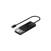 HUB 6 EN 1 USB-C - HDMI/USB-A/USB-C/SD FTX-HUBT4-PB 4K/30HZ/100W/5GBPS