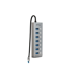 HUB USB 3.0 DE 7 PUERTOS FTX-HUBU7-AG 1M/5GBPS/5V 