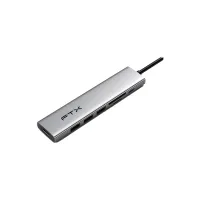 HUB 7 EN 1 USB-C - HDMI/USB-A/USB-C/SD FTX-HBP2-AG7 4K/30HZ/100W/5GBPS