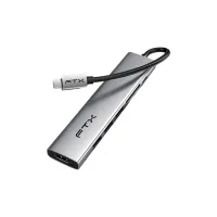 HUB 7 EN 1 USB-C - HDMI/USB-A/USB-C/SD FTX-HBP2-AG7 4K/30HZ/100W/5GBPS