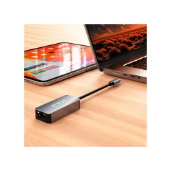 ADAPTADOR USB-C 3.1 - RJ45 M/H FTX-CML2500-AG 2.5GBPS/GRIS Hover
