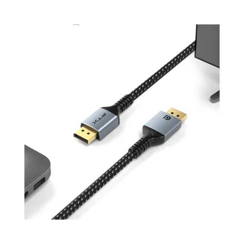 CABLE DISPLAYPORT M/M 2M FTX-DP8K-AG2 DP1.4/8K/60HZ/4K/120HZ/32.4GBPS