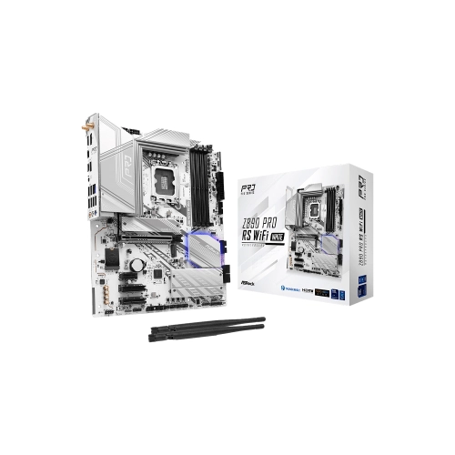 PLACA MADRE ASROCK 1851 Z890 PRO RS WIFI WHITE DDR5 S/R/HDMI/DP/4M2/THUNDER/ATX