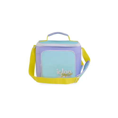 BOLSA TERMICA IGLOO 9 LATAS VERTICAL LUNCH RETRO LILA 63082