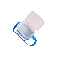 BOLSA TERMICA IGLOO 9 LATAS VERTICAL LUNCH RETRO AZUL Y ROJO 63083