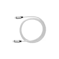 CABLE USB-C M/M 2M FTX-CM240-ZSW2 240W/480MBPS/5A/48V/IPHONE BLANCO