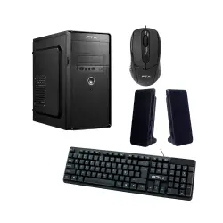 GABINETE KIT FTXM1 C/FUENTE 600W MOUSE+TECL+SPK/ES