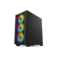GABINETE GAMER FTX-702BK VIDRIO TEMPLADO MATX/MITX NEGRO