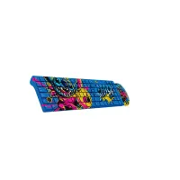 TECLADO + MOUSE XTECH WIRELESS XTK-D312ST STITCH NUM/ESP/AZUL