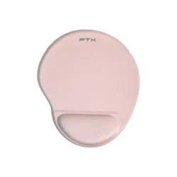 MOUSE PAD FTXMPG01-PK 31X27CM CON APOYO DE MUÑECA EN GEL ROSA