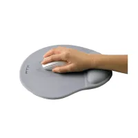 MOUSE PAD FTXMPG01-GN 31X27CM CON APOYO DE MUÑECA EN GEL GRIS