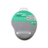 MOUSE PAD FTXMPG01-GN 31X27CM CON APOYO DE MUÑECA EN GEL GRIS