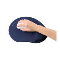 MOUSE PAD FTXMPG01-BL 31X27CM CON APOYO DE MUÑECA EN GEL AZUL