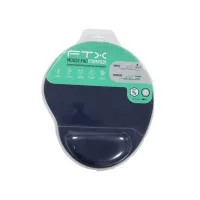 MOUSE PAD FTXMPG01-BL 31X27CM CON APOYO DE MUÑECA EN GEL AZUL