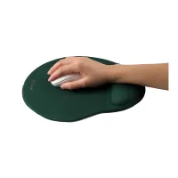 MOUSE PAD FTXMPG01-GR 31X27CM CON APOYO DE MUÑECA EN GEL VERDE