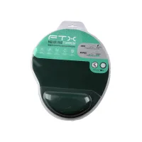 MOUSE PAD FTXMPG01-GR 31X27CM CON APOYO DE MUÑECA EN GEL VERDE