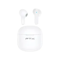 AURICULAR CON MICROFONO FTX E68-WH BT/MIC/ENC/TOUCH/IPX6 BLANCO