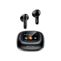 AURICULAR CON MICROFONO FTX E97L-BK BT/MIC/TOUCH/IPX6 NEGRO C/PANT LED