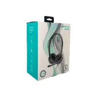 AURICULAR CON MICROFONO FTX H91-BK USB/MIC/NEGRO C/CONT VOL