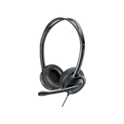 AURICULAR CON MICROFONO FTX H91-BK USB/MIC/NEGRO C/CONT VOL