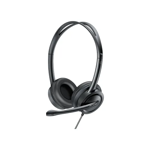 AURICULAR CON MICROFONO FTX H91-BK USB/MIC/NEGRO C/CONT VOL