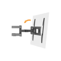 SOPORTE P/TV FTX FTX80-466A 37" A 86" 60KG ART/INC5ø/GIRO60ø/NEGRO Hover