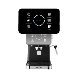 CAFETERA FTX 2 TAZAS 1050W 220V INOX ESPRES/CAPP/NPS/DG/20BAR C2-15 Hover