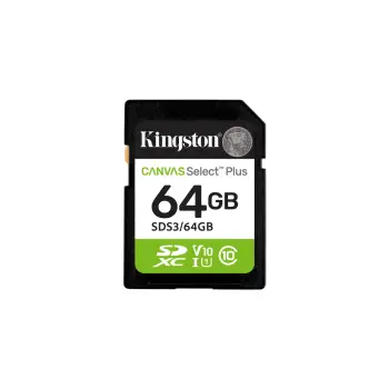 MEMORIA SD KINGSTON 64GB CANVAS SELECT PLUS SDXC C