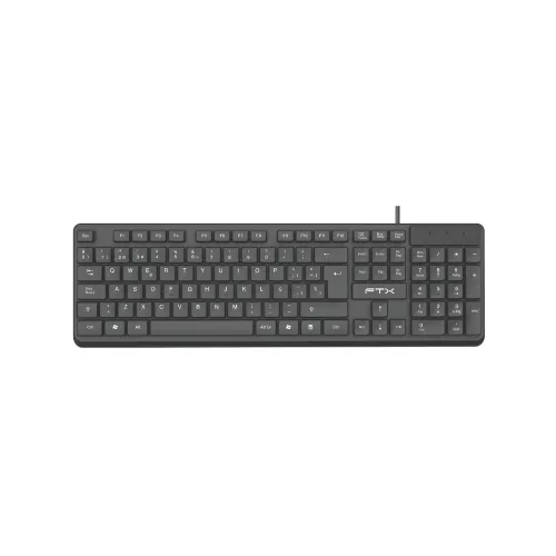 TECLADO FTX USB FTX K87 NUMERICO/ESPAÑOL/NEGRO