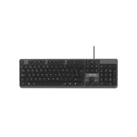 TECLADO FTX USB FTX K87 NUMERICO/ESPAÑOL/GRIS CON NEGRO