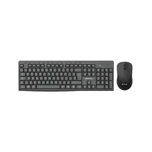 TECLADO + MOUSE FTX WIRELESS FTXKM250 MULTIMEDIA/NUMERICO/ESPAÑOL/NEGRO