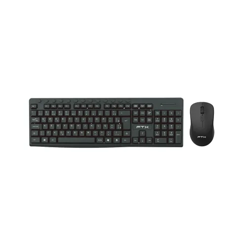 TECLADO + MOUSE FTX WIRELESS FTXKM250 MULTIMEDIA/NUMERICO/PORTUGUES/NEGRO