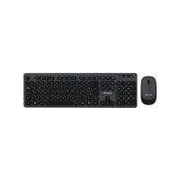 TECLADO + MOUSE FTX WIRELESS FTXKM400 NUMERICO/PORTUGUES/NEGRO CON GRIS