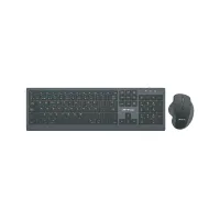 TECLADO + MOUSE FTX WIRELESS FTXKM500 NUMERICO/ESPAÑOL/NEGRO
