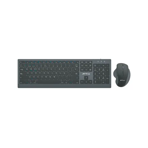 TECLADO + MOUSE FTX WIRELESS FTXKM500 NUMERICO/PORTUGUES/NEGRO